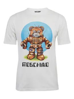 Moschino Pre-Owned: Футболка с принтом 