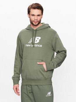 New Balance: Зелёная толстовка 