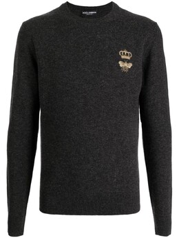 Dolce & Gabbana: Свитер с вышивкой 