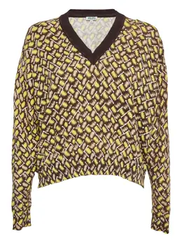 Kenzo Pre-Owned: Свитер с v-образным вырезом 