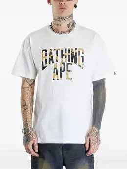 A BATHING APE®: Белая футболка 