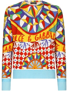 Dolce & Gabbana: Шёлковый свитер 