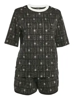 CHANEL Pre-Owned: Чёрный костюм 