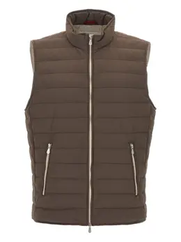 Brunello Cucinelli: Стёганый жилет 
