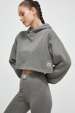 Reebok Classic: Серая толстовка 