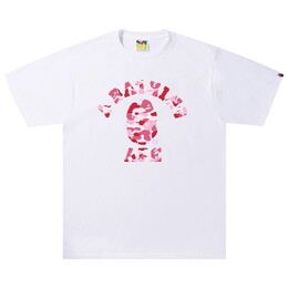A BATHING APE: Белая футболка 