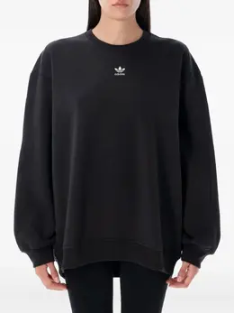 adidas: Чёрный свитшот 