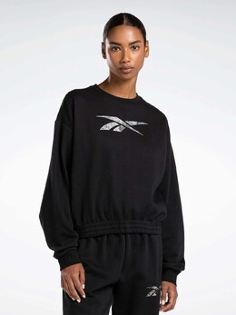 Reebok: Чёрная блуза 