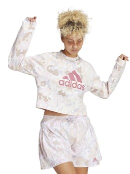 Adidas: Белая блуза 