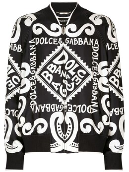 Dolce & Gabbana: Шёлковая куртка 