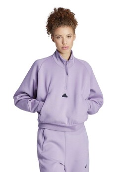 Adidas: Фиолетовая блуза 