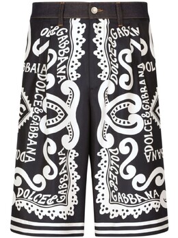 Dolce & Gabbana: Чёрные шорты 