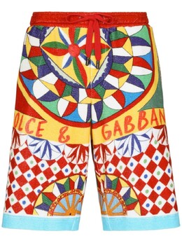 Dolce & Gabbana: Шорты  Carretto с принтом
