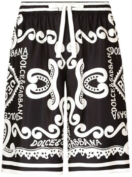 Dolce & Gabbana: Шёлковые шорты 
