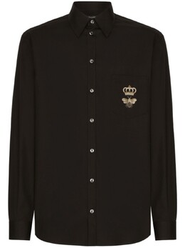 Dolce & Gabbana: Чёрная рубашка 