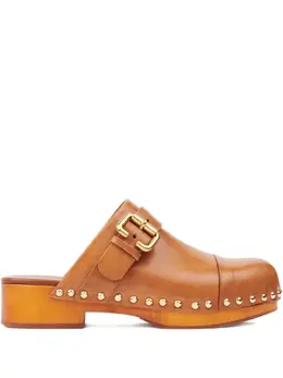 Chloé: Коричневые сабо 