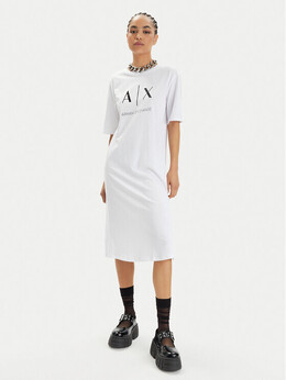 Armani Exchange: Белое платье 