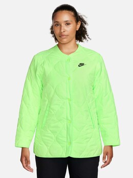 Nike: Зелёная куртка  NSW