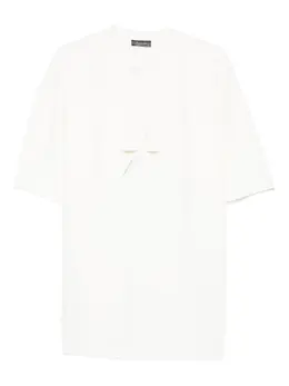 Mugler: Белая футболка 