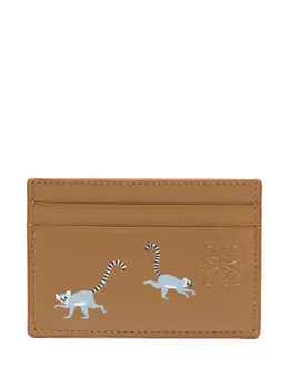 LOEWE: Коричневый картхолдер 