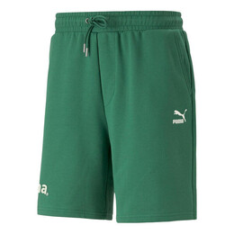 PUMA: Зелёные шорты  Essentials