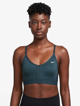 Nike: Зелёный бюстгальтер 