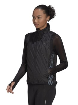 Adidas: Чёрный жилет  Running