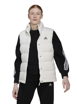 Adidas: Белый жилет 