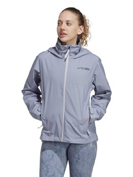 Adidas: Фиолетовая куртка  Terrex