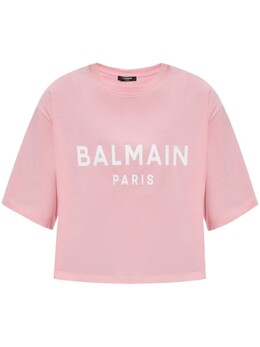 Balmain: Хлопковая футболка 