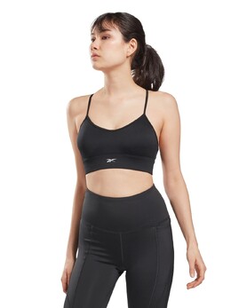 Reebok: Чёрный бюстгальтер 