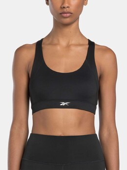 Reebok: Чёрный бюстгальтер 