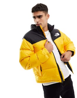 The North Face: Чёрный пуховик  Nuptse