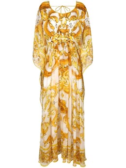Dolce & Gabbana: Платье  Majolica с принтом
