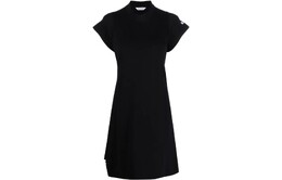 Balenciaga: Платье с коротким рукавом 