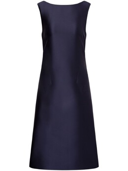 Alberta Ferretti: Атласное платье 
