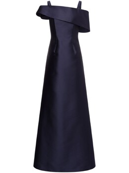 Alberta Ferretti: Расклешённое платье 
