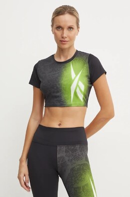 Reebok: Чёрная футболка 