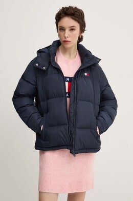 Tommy Jeans: Тёмный пуховик 