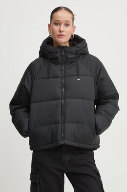 Tommy Jeans: Чёрная куртка 