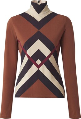Burberry: Топ в клетку 