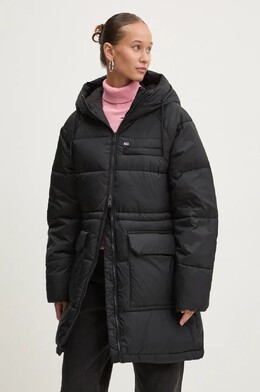 Tommy Jeans: Чёрная куртка 