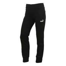 PUMA: Чёрные брюки  Essentials