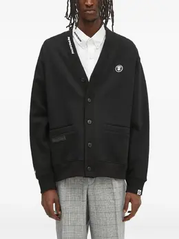 AAPE BY *A BATHING APE®: Чёрный кардиган 