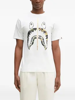 A BATHING APE®: Белая футболка 