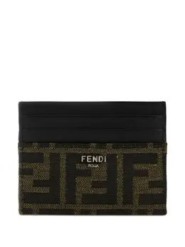 FENDI: Чёрный картхолдер 