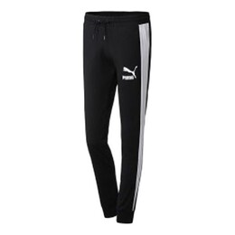 PUMA: Чёрные брюки  Iconic T7