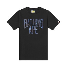 A BATHING APE: Чёрная футболка 
