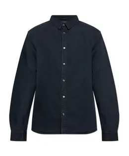 Allsaints: Синяя рубашка 