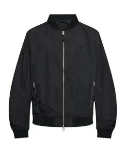 Allsaints: Чёрная куртка  Bassett